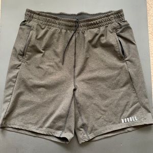 NoBull Black Heather MEN'S KNIT SHORT 8.5"